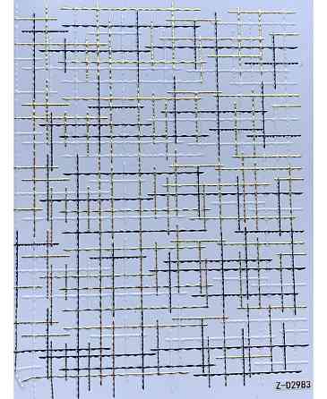 Металлизированные гибкие ленты 3 D рогожка на липкой основе- золото Киев