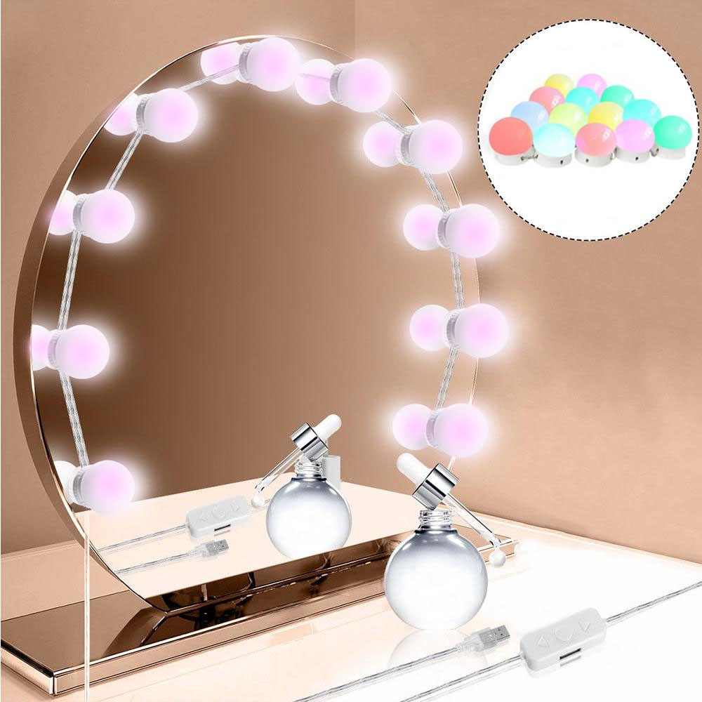 LED підсвічування для дзеркала з регулюванням яскравості USB RGB 10 шт SBR Київ - фото 1