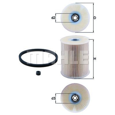 Фільтр паливний Mahle KX231DECO Вінниця - фото 1