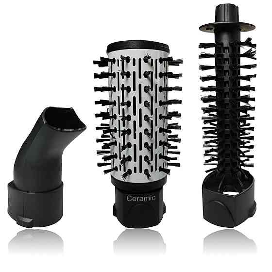 Фен щітка для волосся 3в1, 1000W, Gemei GM 4828 / Фен стайлер для укладання волосся з обертанням / Мультистайлер Київ