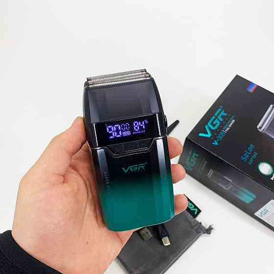 Портативная мужская бритва на аккумуляторе VGR V-308, Электробритва шейвер, Электробритва для мужчин ES-98 Львов