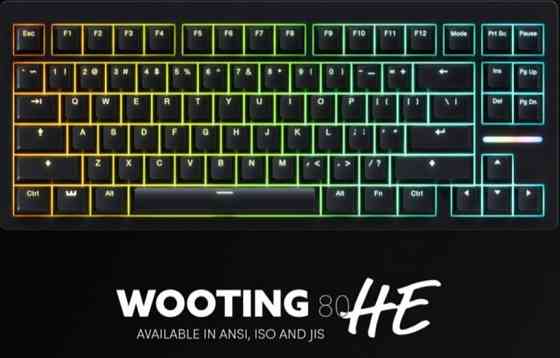 Клавіатура Вутинг: Wooting 80HE 8000Hz. Keyboard. Київ