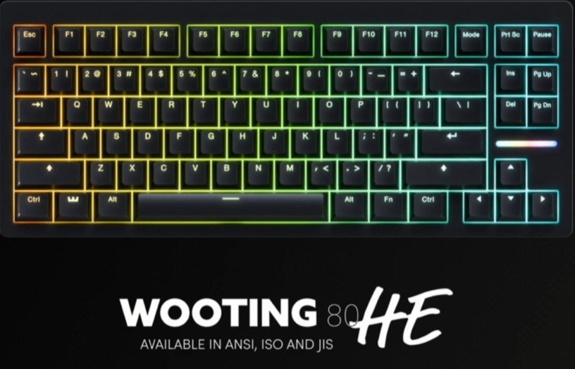 Клавіатура Вутинг: Wooting 80HE 8000Hz. Keyboard. Київ - фото 1