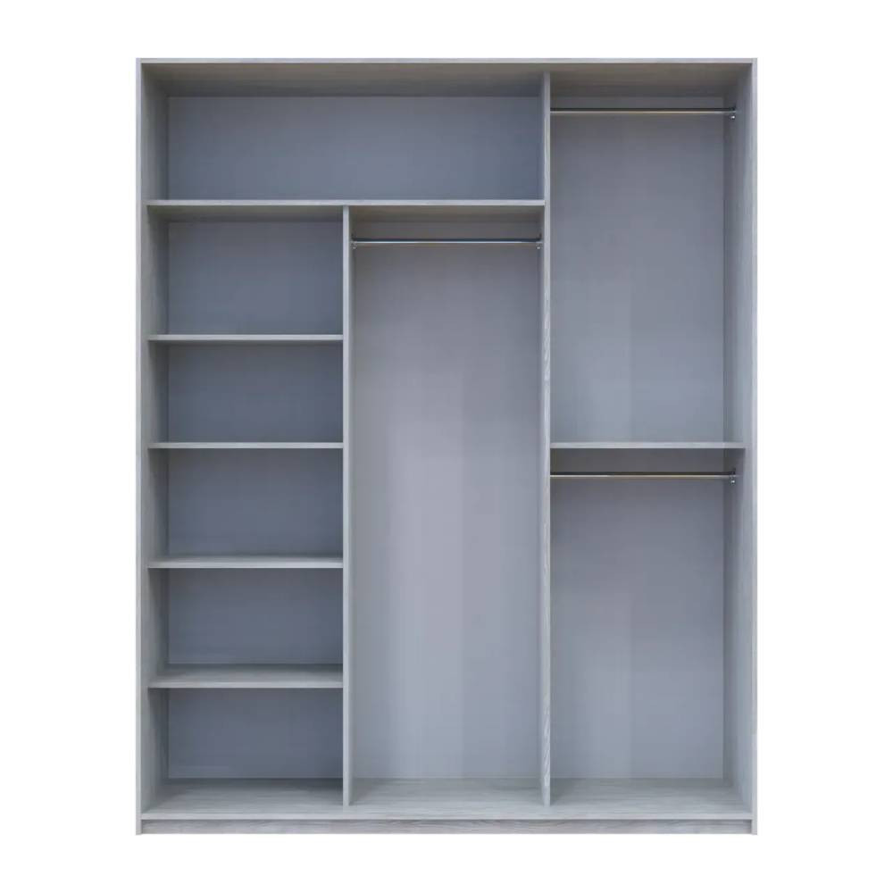 Шафа-купе Doros City Light Сосна Натті 3 Дзеркала 180х60х225 (DRS-011970) Дніпро - фото 5