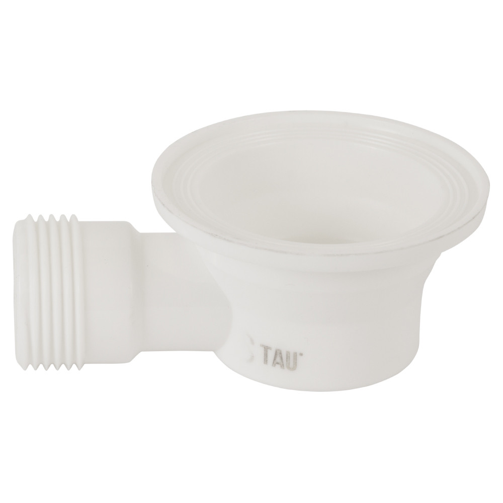 TAU Сифон для ванны прямоточный с пробкой на цепочке и гибким отводом Ø40/50мм TAU (9843820) Київ - фото 8