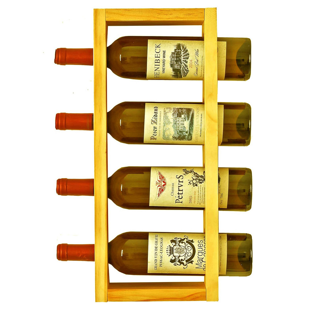 Настенная винная полка 