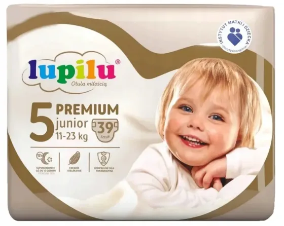 Підгузники Lupilu Premium Junior Розмір 5, Вага 11-23 кг, 39 шт Львів