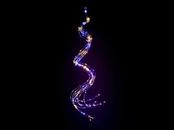 Гірлянда мідний дріт Кінський хвіст 2,0м 20 ниток 400LED (білий) COPPER-WIRE-400W-2 Одеса