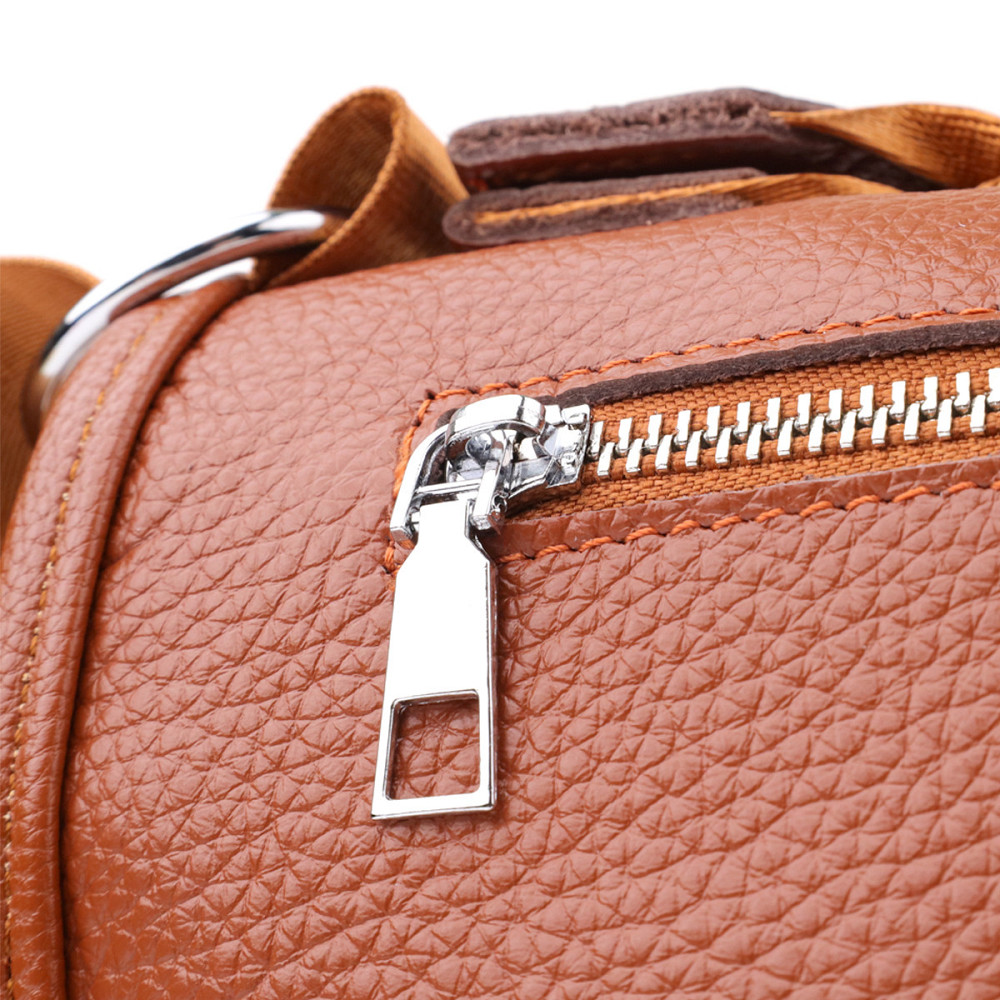 Удобная полукруглая сумка для женщин из натуральной кожи Vintage 22906 Коричневый Киев - изображение 6