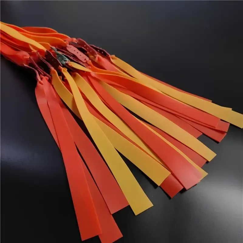 Плоские резинки для рогатки 5 шт, латексные жгуты 0.8 мм 47 см с кожеткой для спортивной стрельбы Киев - изображение 6