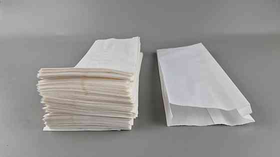 Пакет паперовий 10см 28см білий ящ. 1000 шт Харків