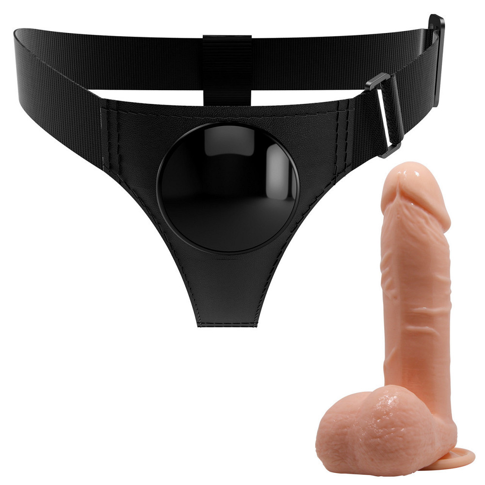 Страпон - Pretty Love Harness Briefs Tom 7.4" Sex Aura Київ - фото 6