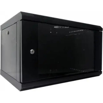 Шафа настінна Hypernet 4U 19&quot; 600x600 (WMNC66-4U-FLAT-BLACK) Вінниця - фото 1