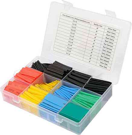 Кембрики термоусадні до t=125°C YATO : різних розмірів, 530 шт [60] Одесса