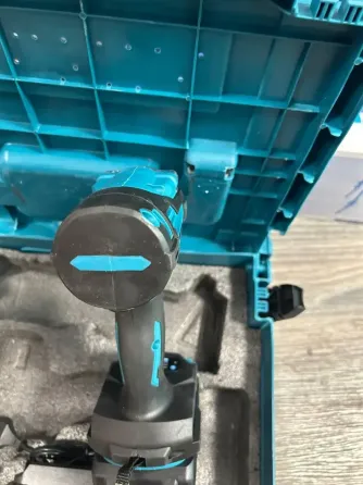 Комплект аккумуляторная болгарка и аккумуляторный гайковерт в комплекте 2 АКБ 48v 6.0ah с зарядкой Синий Коломия