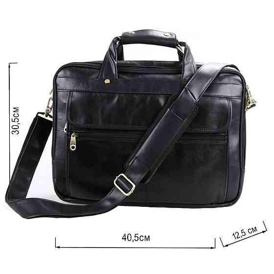 Сумка чоловіча Vintage 14242 для ноутбука 15.6 Чорна Київ