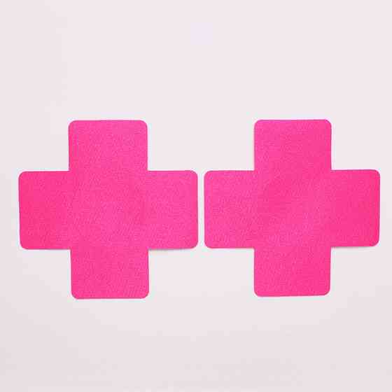 Наклейки на груди Хрестики 8 см рожевий Київ