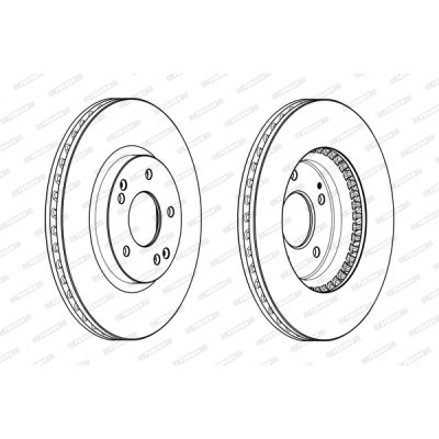 Гальмівний диск FERODO DDF2091C Вінниця - фото 1