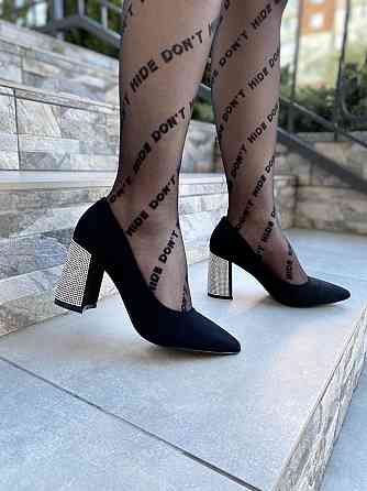 Meideli Туфлі жіночі MEIDELI чорні еко-замша каблук 8 см 38р. (4111) Коломыя