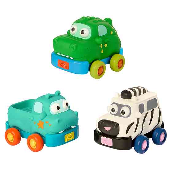 Ігровий набір інерційних машинок - Автопарк сафарі Дніпро