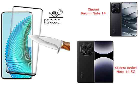 Захисне скло HyperGlass Pro для Xiaomi Redmi Note 14, Note 14 5G – максимальна чутливість та захист Київ