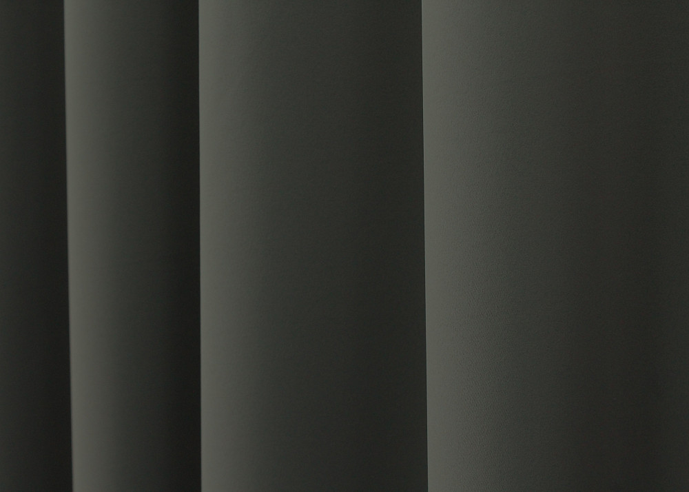 Комплект штор коротких VR-Textil Блэкаут Midnight № 1400ш 140х170 см 2 шт Темно-серый (35-0161) Киев - изображение 7