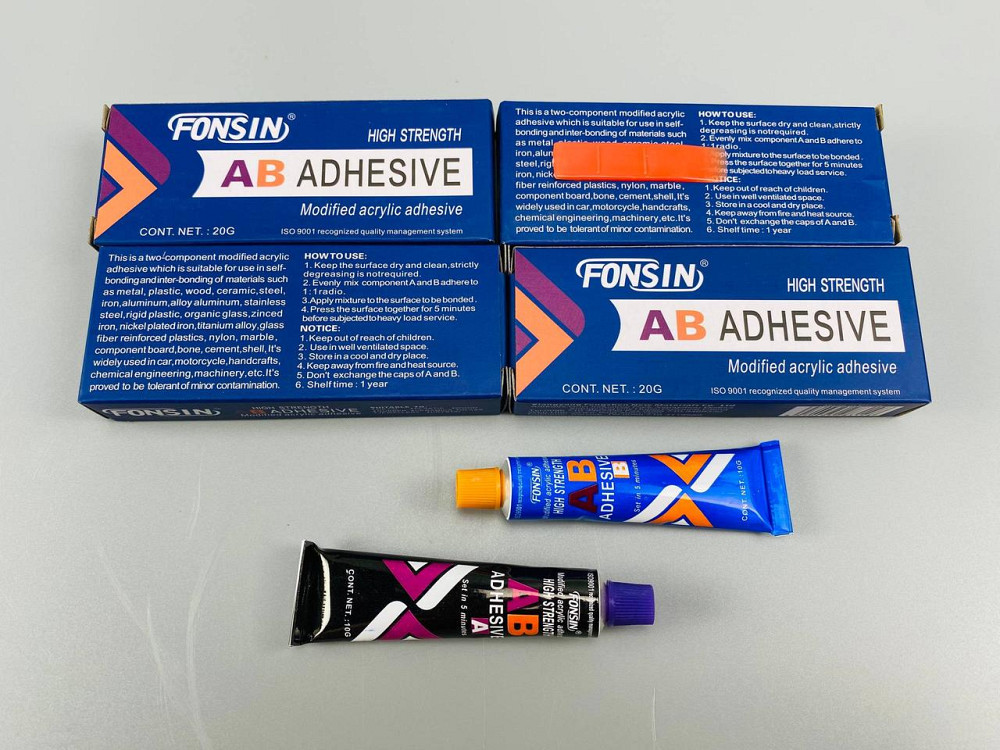 Клей двокомпонентний (універсальний) 10 г + 10 г (фабрика ABRO) Мукачево - фото 9