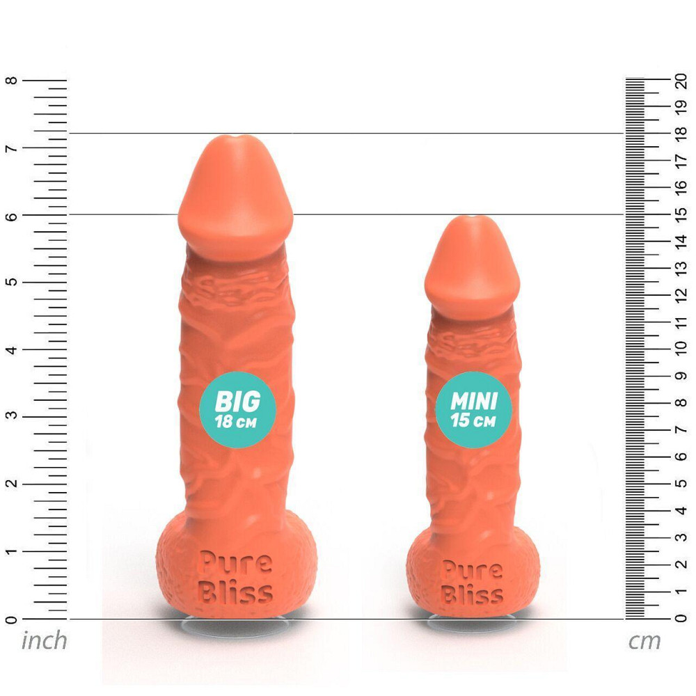 Крафтовое мыло-член с присоской Pure Bliss MINI Coral, натуральное Sex Aura Киев - изображение 6
