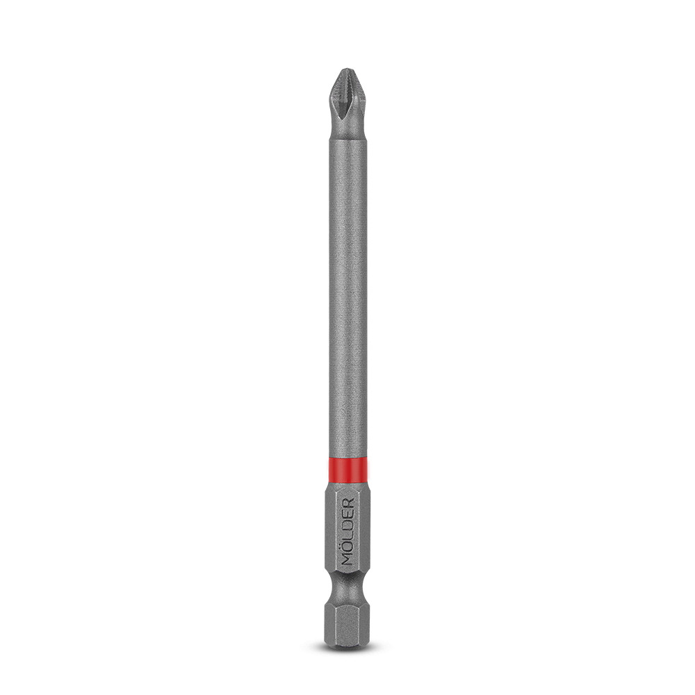 Біта Molder PH2x90мм 1шт (кольорове маркування) Львів - фото 1
