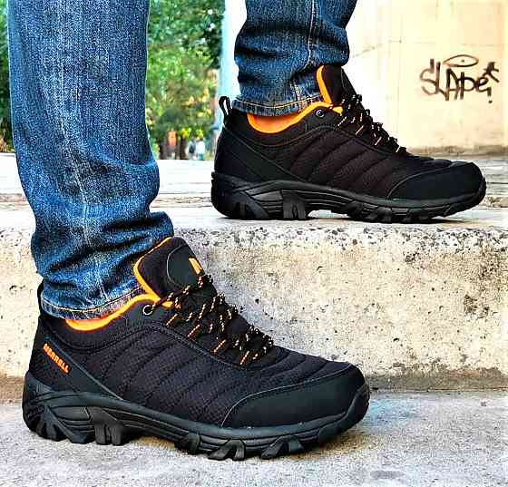 Кросівки MERRELL ТЕРМО Gore-Tex Чоловічі Чорні з Жовтогарячим Мерелл (розміри: 41,42) Відео Огляд Дніпро