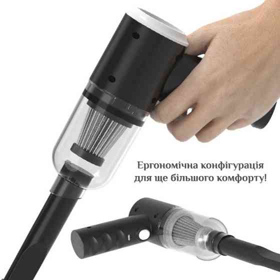 Пилосос для чищення машини AS-228, Вакуумний автомобільний пилосос від прикурювача, Автомобільний FU-93 Львів