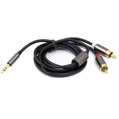 Кабель мультимедійний 3.5 mm Stereo Plug - 2*RCA, 1 m PowerPlant (CA912834) Вінниця