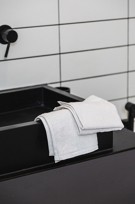 Ecotton Комплект рушників Ecotton 30х30 см махрові 6 шт. серветки для рук 380 г/м² білий White Коломыя - изображение 3