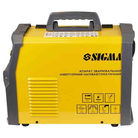 Апарат зварювальний інверторний напівавтомат MIG/MMA-160А електрод 4 мм дріт 0.8-1 мм LED SIGMA (5386261) Київ