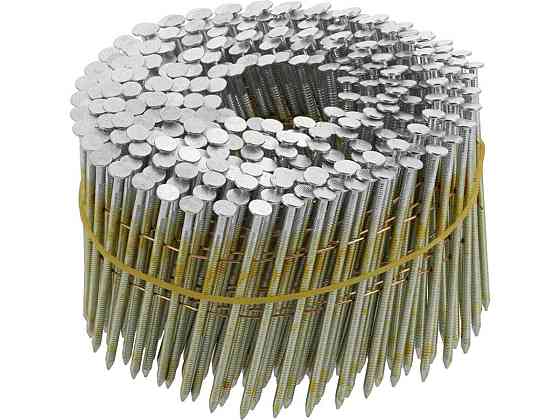 Цвяхи барабанні до пневматичного пістолета VOREL L=70мм, Ø=2.5мм, кут 15-16˚, 3600шт (YT-09213-09214 Одесса