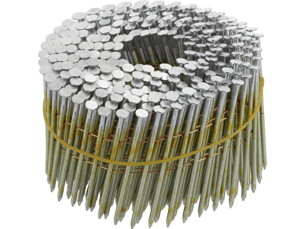 Цвяхи барабанні до пневматичного пістолета VOREL L=70мм, Ø=2.5мм, кут 15-16˚, 3600шт (YT-09213-09214 Одеса - фото 1