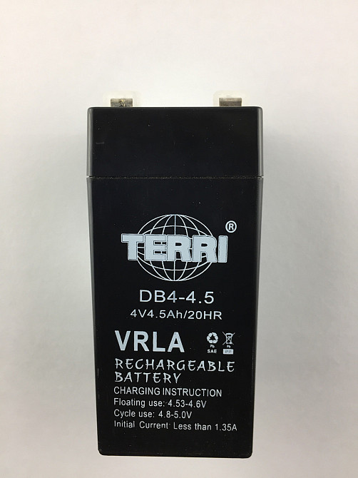 Аккумулятор 4V 4.5А AGM (47x47x100) Мукачево - фото 1