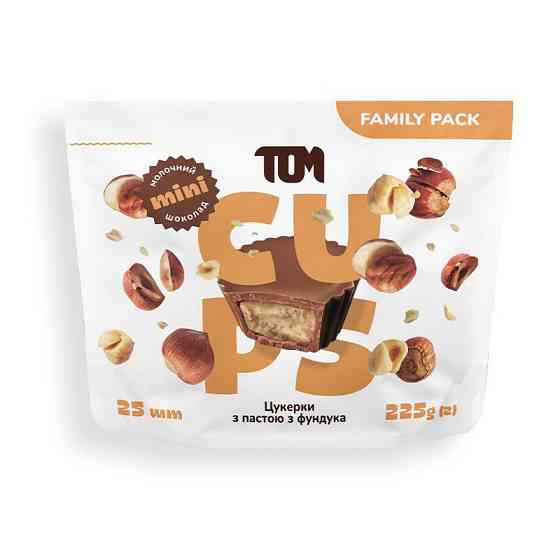 Цукерки з пастою фундука в молочному шоколаді - Family Pack (225 g) Луцьк