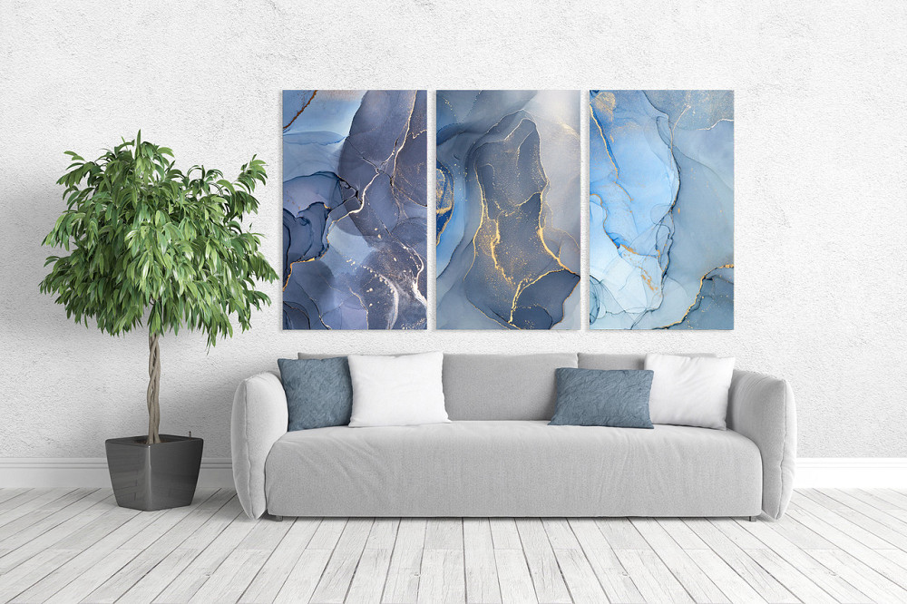 Модульная картина в гостиную / спальню   Флю-Арт  ART-078_3A 100х150 см Киев - изображение 2