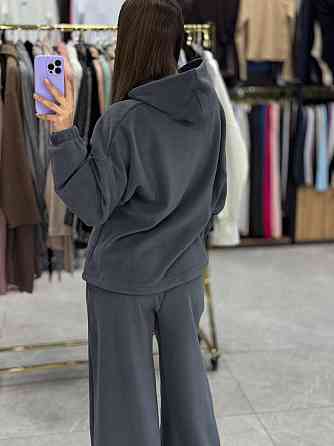 Жіночий теплий прогулянковий костюм двійка: кофта і штани турецький фліс Одеса
