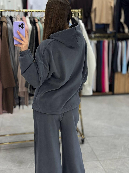 Жіночий теплий прогулянковий костюм двійка: кофта і штани турецький фліс Одеса - фото 3