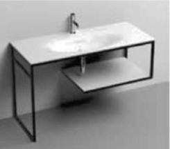 Раковина  Kerasan Louise Struktura Stojąca Per Shape 122 (9333K4) Киев - изображение 1