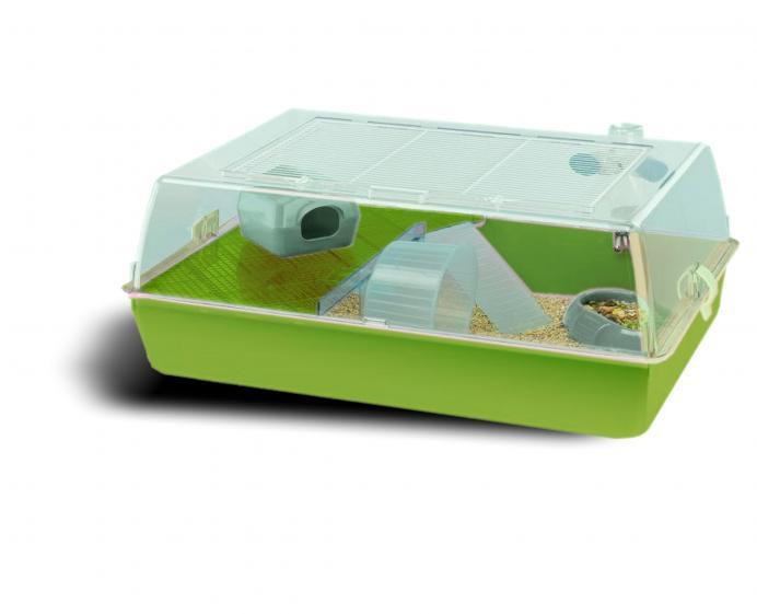 Літак з дахом для хом'яків і гризунів Ferplast Mini Duna Hamster (Ферпласт Міні Дюна Хамстер) Зелений Запоріжжя - фото 1