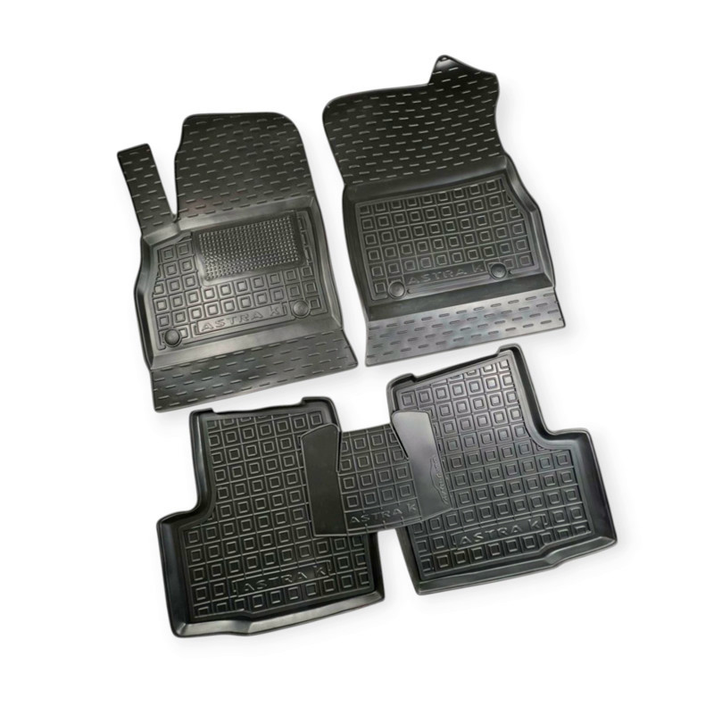 Килимки Опель Astra K (2015-) борт 2,5 см, з перемичкою салону Мукачево - фото 1