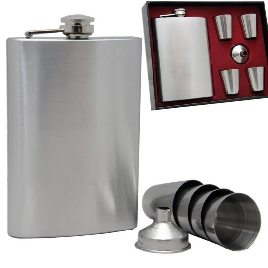 Набір фляга з чарками та лійкою для віскі та коньяку. Вінниця - фото 2