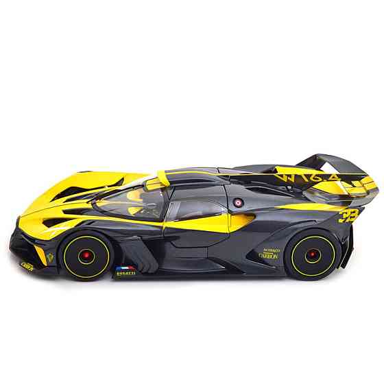 Автомодель - Bugatti Bolide (чорно-жовтий, 1:18) Дніпро