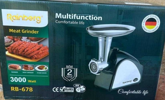 М'ясорубка 3000W з насадкою для ковбас. Київ - фото 1