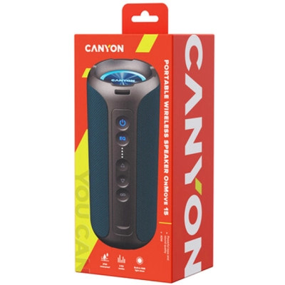 Акустическая система Canyon OnMove 15 EQ TWS IPX6 Dark Blue (CNE-CBTSP15BK) Винница - изображение 8