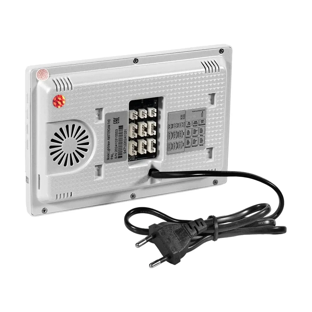 Відеодомофон 7" Light Vision AMSTERDAM FHD White (82-00206) Київ - фото 9