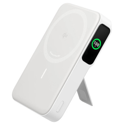 Батарея універсальна Anker MagGo 10000mAh, Qi2/15W, PD, 27W, USB-C, white (A1654G21) Вінниця - фото 1